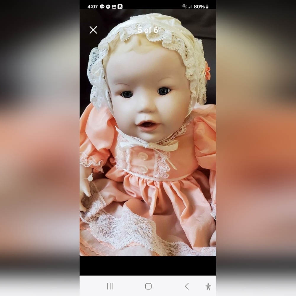 1980 Yolanda Bello Knowles Ashton-Drake "Picture Perfect Babies" HEATHER. Ltd Ed